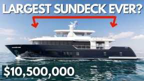 $10.5M 2020 ALPHA 38M / 125' SuperYacht Tour Liveaboard Charter Flybridge Motor Yacht