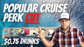 WILDLY POPULAR CRUISE PERK CUT | $0.75 DRINKS ONBOARD | CRUISE RECORD BROKEN | NCL ADMITS MISTAKE