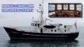 €850,000 Long-Range STEEL Converted Lifeboat Live-aboard Explorer Yacht For Sale | M/Y Fredrikstad
