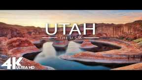 FLYING OVER UTAH (4K Video UHD) - Relaxing Music Along With Beautiful Nature Videos - 4K Video