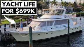 $699,000 2000 OFFSHORE 62' Flashdeck FAST Trawler in 4K / Liveaboard Explorer Expedition Yacht Tour