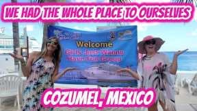 You can WALK to this Cozumel Beach Club!!! Del Mar Latino Beach Club | Cozumel, Mexico