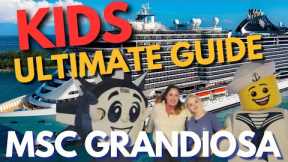 Ultimate Kids' Paradise on the MSC GRANDIOSA Doremiland, Kid's Club Tour, MSC Cruise Ship