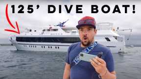 Moving onto a LIVE-ABOARD DIVE BOAT in GALAPAGOS! [Part 3]