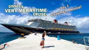 Disney's Very Merrytime Cruise | DAY 3: Exploring Cozumel, Mexico + eating way too much food again!!
