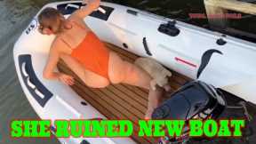 SHE RUINED NEW BOAT - IDIOTS in BOATS - EXPENSIVE BOAT FAILS/WINS 2023