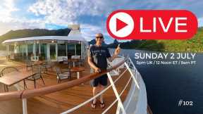 It's My LIVE Cruise Q&A Hour:  Sunday 2 July 5pm UK/ 12 Noon ET/ 9am PT