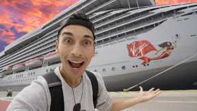Boarding The World's NEWEST Cruise Ship | Virgin Voyages Resilient Lady | My First European Cruise