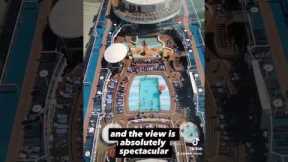 Don't watch if you're afraid of heights! 300ft above the sea #cruise #planetcruise #royalcaribbean