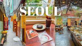 Summer trip to Seoul | Visiting aesthetic cafes, museums, rainy days, Personal Colour | KOREA VLOG