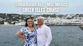 GREEK ISLES CRUISE - Embarkation in Israel on the MSC MUSICA