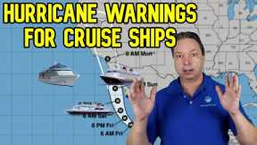 CRUISE NEWS  - CRUISE SHIPS AFFECTED BY HURRICANE, ROYAL TALKS PIZZA