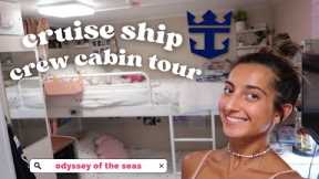where do crew live on a cruise ship? : Royal Caribbean crew cabin tour - odyssey of the seas