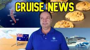 CRUISE NEWS - SHIPS RUN FROM HURRICANE, GOOD NEWS FROM PRINCESS AND AUSTRALIA