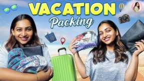 My Holiday Make up and Skincare | Vacation Packing | Nakshathra Nagesh