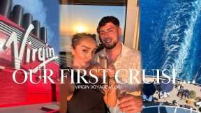 COME ON OUR FIRST CRUISE!! | Virgin Voyage Mediterranean cruise vlog