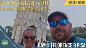 Norwegian Epic: Mediterranean Cruise | August 2023 | Florence & Pisa, Italy | European Cruise Vlog