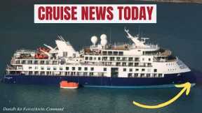 Cruise Ship Stuck in Mud, Failed Recovery Attempt