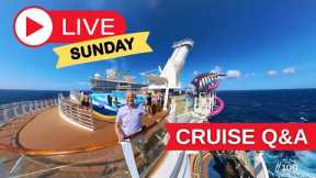 LIVE Cruise Q&A #109: Join Me Sunday 1 October 2023 5pm UK/ Noon ET/ 9am PT