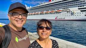 We visit Nassau Bahamas on a BIG cruise ship