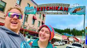 Ketchikan Alaska Cruise Port! Self-Exploring the Town: Spotting Salmon, Sea Lions, & Slugs!