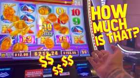 VegasLowRoller's Mom $32 to HUGE JACKPOT on Timberwolf Chief Slot Machine!!