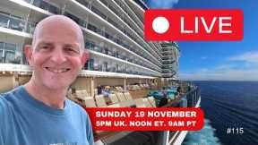 Live Cruise Q&A #115: Sunday 19 November 2023 (5pm UK. Noon ET. 9am PT)