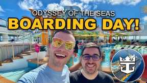 Odyssey of the Seas Boarding Day Cruise Vlog 2023! | EP  1
