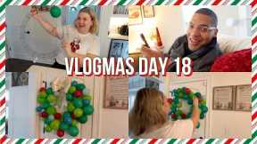 DIY BALLOON CHRISTMAS WREATH + CHRISTMAS MOVIE REVIEW | VLOGMAS DAY 18