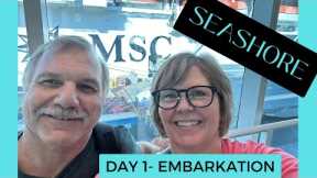 MSC Seashore Cruise: Day 1 Embarkation #msc