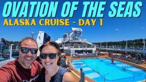 Ovation of the Seas Alaska Cruise - Sail Away From Seattle - VLOG Day 1