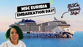 MSC Euribia | Embarkation Day & Stateroom Tour!
