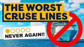 THE 3 WORST CRUISE LINES According to the Internet