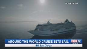 World Cruise Leaves San Diego Port, Embarks On Five Month Journey