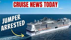 Man Jumps Off Cruise Ships, Lands in Handcuffs