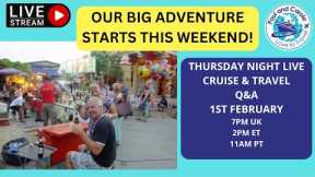 Join us for our Thursday Night Live Cruise and Travel Q&A - Ask Us Anything!