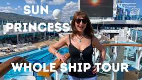 SUN PRINCESS CRUISE SHIP - WHOLE SHIP TOUR & REVIEW OF THIS BRAND NEW PRINCESS CRUISES SHIP!