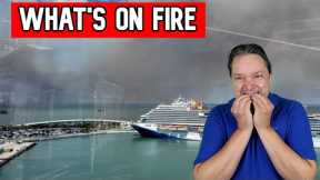 CRUISE NEWS - CALLS REPORT FIRE AT ORLANDO CRUISE PORT, CRUISE LINE UP FOR SALE
