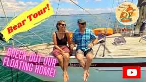Full Liveaboard Sailboat Tour | Come aboard our 40ft off grid bluewater boat | Najad 391  #47