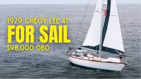 Blue Water Cruiser for SAIL | Cheoy Lee 41' Boat Tour