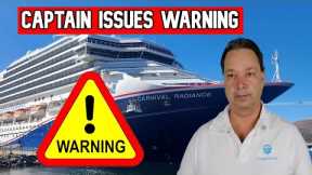 CARNIVAL ISSUES WARNING  FOR CRUISERS IN MEXICO