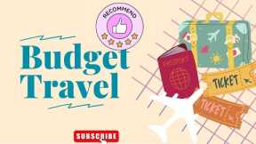 Best Budget Vacations! Discover These Secret Budget Travel Destinations! #travel #traveling