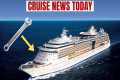 Broken Cruise Ship Gets Repaired,