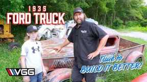 Chopped Top 1935 Ford Truck is Back!  let's BUILD IT BETTER!