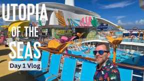 Our First Day on Utopia of the Seas - Royal Caribbean's Newest Ship!