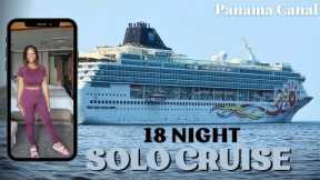I Took an 18 Night Solo Cruise | Full-Time Solo Female Travel - Panama Canal Cruise (Norwegian Sun)