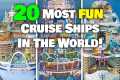 The 20 best cruise ships that are the 