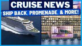 CRUISE NEWS: Cruise Ship is Finally Back Sailing, MSC Cruises, Icon of the Seas Promenade