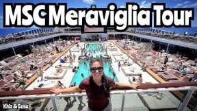 MSC Meraviglia Cruise Ship Speed Tour - Everything you need to know deck by deck @msccruises