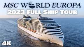 MSC World Europa 2023 Full Cruise Ship Tour!